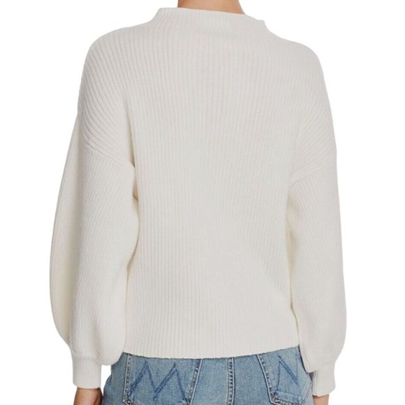 LINE & DOT Funnel Neck Sweater White - NWT - Size XS - Picture 2 of 2